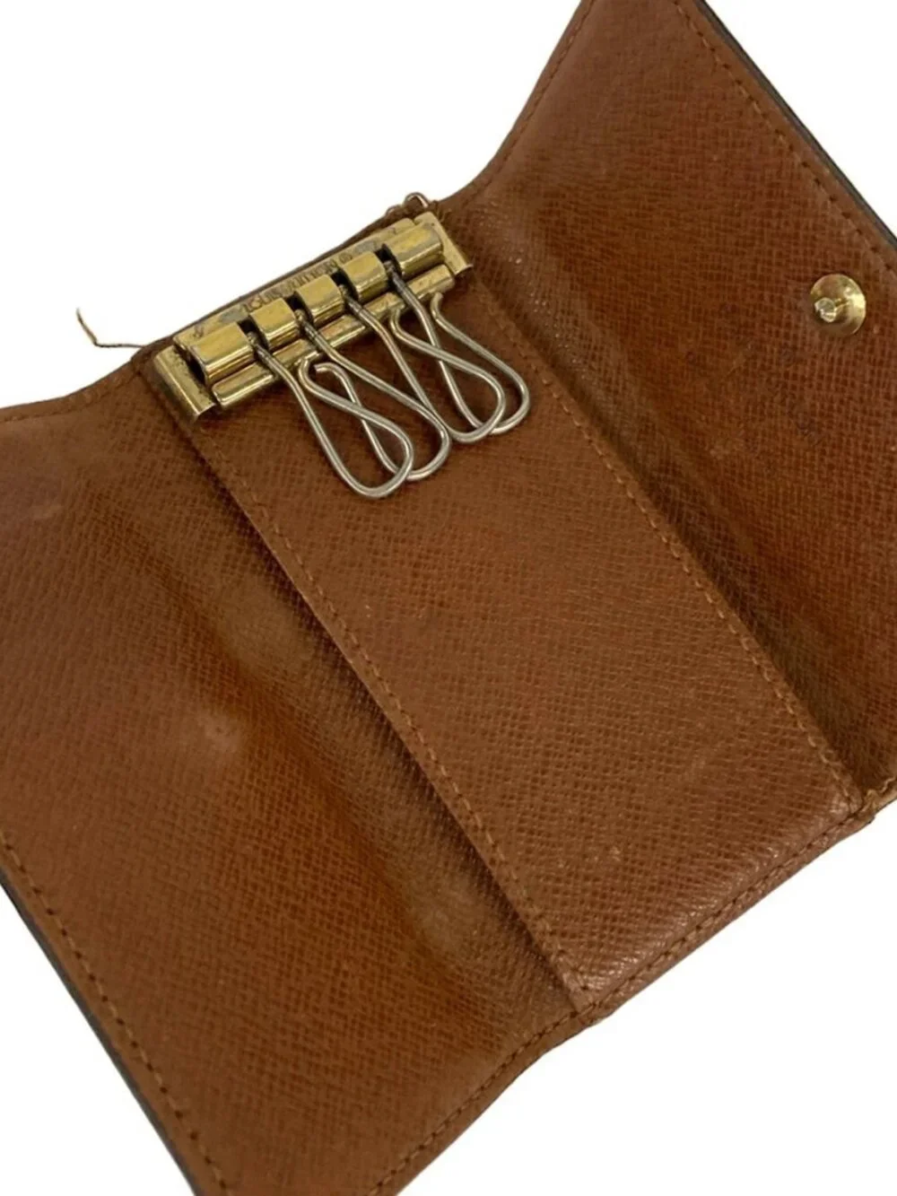 LOUIS VUITTON Multicles 4 M62631 Monogram TH1909 Key Case Monogram Canvas